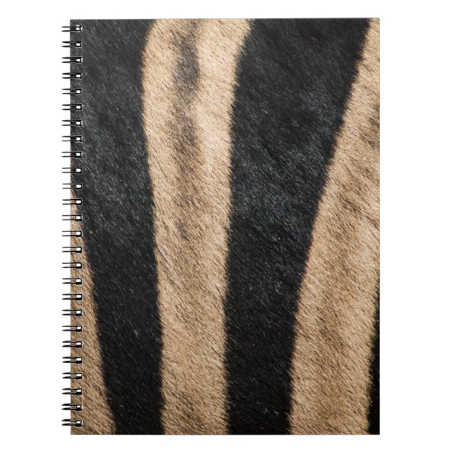 CUADERNO TIRA DE IMPRESIÓN ANIMAL DE ZEBRA (Frente)