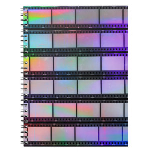 Cuaderno Tiras de película de 35 mm: efectos de luz del esc