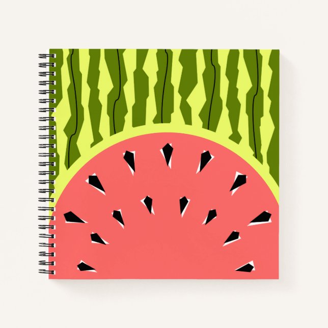 Cuaderno Tiras de sandía rosadas (Anverso)