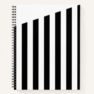 Cuaderno Tiras negras inclinadas arriba