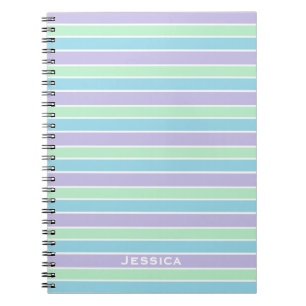Cuaderno Tiras Pastel Personalizadas