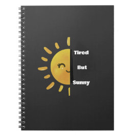 Cuaderno Tired but Sunny ☀️ | Funny Summer Burnout 