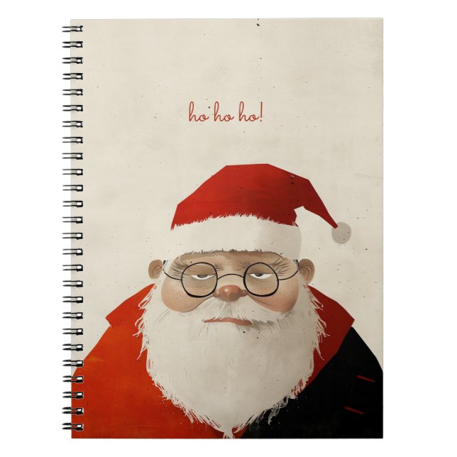 Cuaderno Tired Santa (Frente)