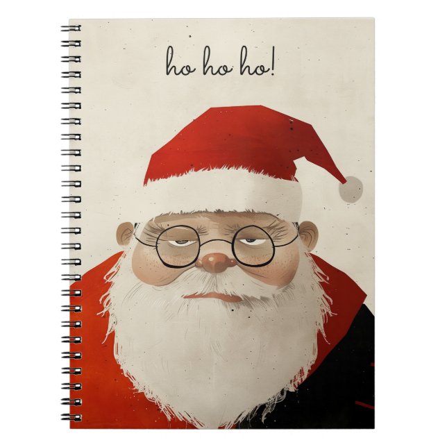 Cuaderno Tired Santa (Frente)