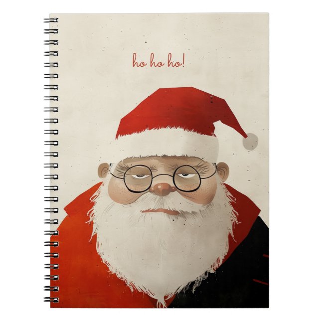 Cuaderno Tired Santa (Frente)