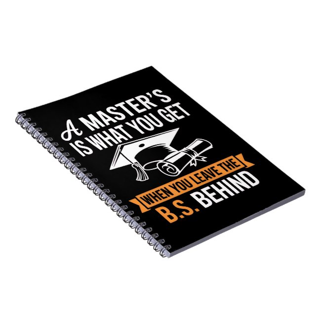 Cuaderno Título de Máster MBA Grado de Máster Graduación  (Lado Derecho)