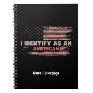 Cuaderno Título: Me Identifico Como Un Diseño De Bandera Es
