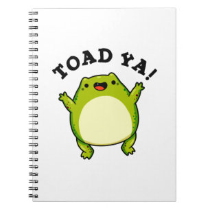 Cuaderno Toad Ya Funny Frog Pun