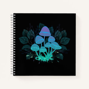 Cuaderno Toadstools en Bushes