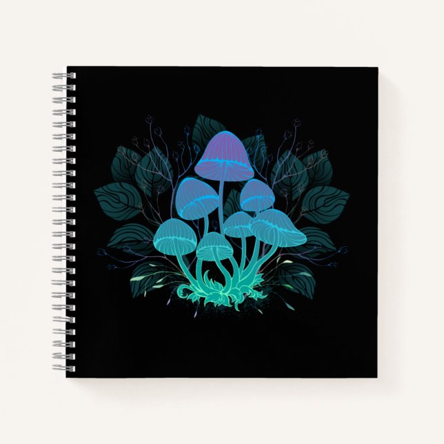 Cuaderno Toadstools en Bushes (Anverso)