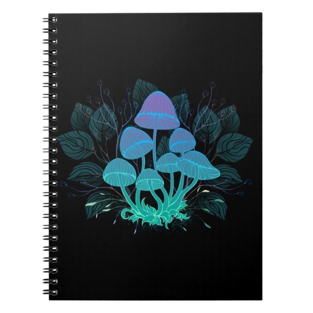 Cuaderno Toadstools en Bushes (Frente)