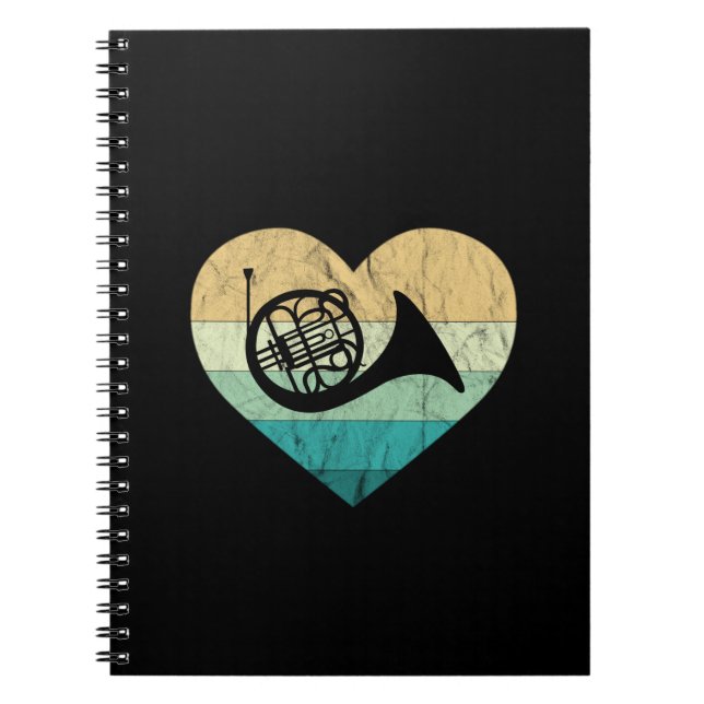 Cuaderno Toca la trompa y ama la trompa francesa (Frente)