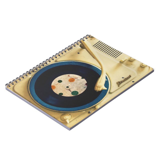 Cuaderno Tocadiscos del vintage (Lado Izquierdo)
