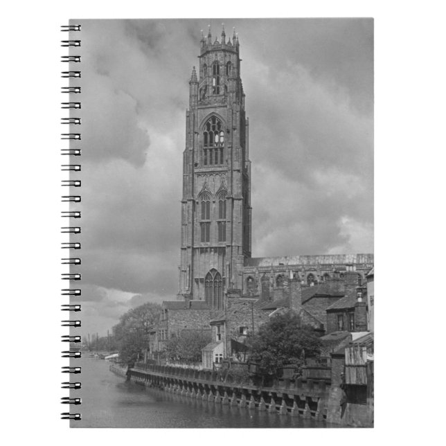 Cuaderno Tocón y río Welland, Lincolnshire de Boston (Frente)