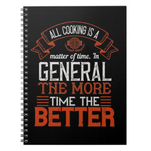 Cuaderno Toda la cocina es cuestión de tiempo. En general, 