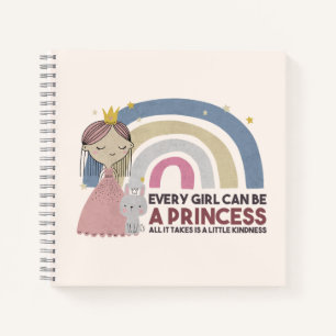 Cuaderno Toda niña puede ser una princesa