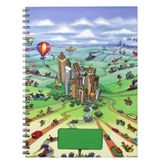 Cuaderno Todas las carreteras conducen a Atlanta Georgia