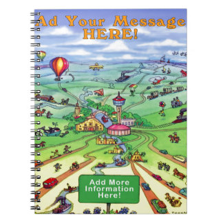 Cuaderno Todas las carreteras conducen a San Antonio Texas