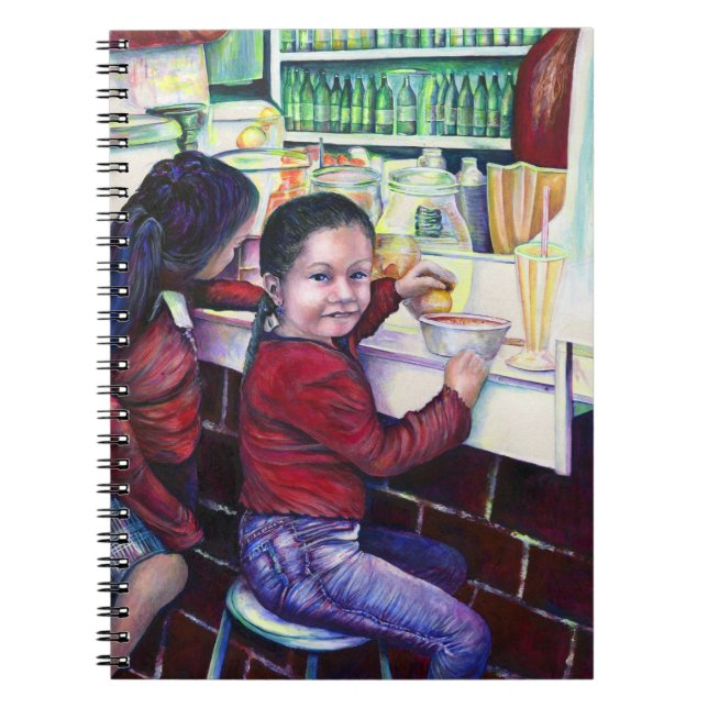 Cuaderno Todas las chicas buenas tienen helado, México (Frente)