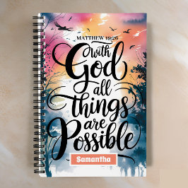 Cuaderno Todas las cosas personalizadas son posibles para e
