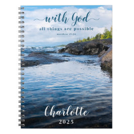 Cuaderno Todas las cosas posibles inspirador portátil fotog