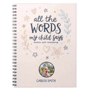 Cuaderno Todas las palabras que dice mi hijo