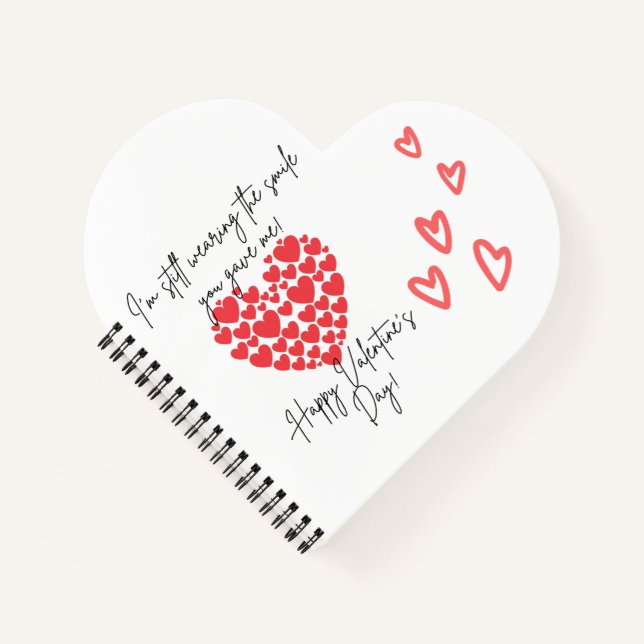 Cuaderno Todavía estoy usando la sonrisa que me diste (Anverso)