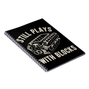 Cuaderno Todavía Juega con Bloques Divertido Mecánico de Au