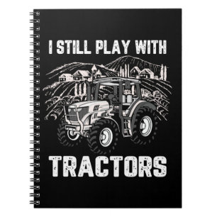 Cuaderno Todavía Juego Con Tractores
