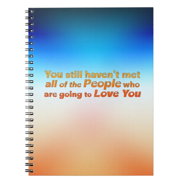 Cuaderno Todavía no te has conocido... (Frente)