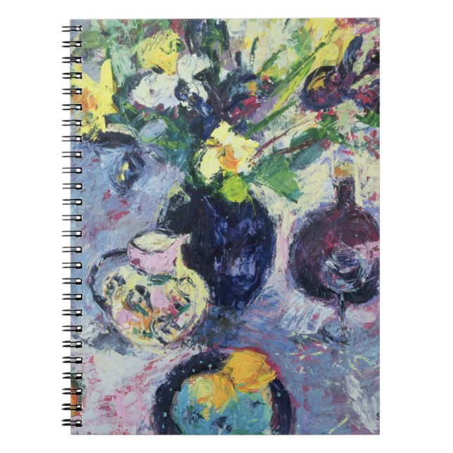 Cuaderno Todavía vida con la botella 2002 de la turquesa (Frente)