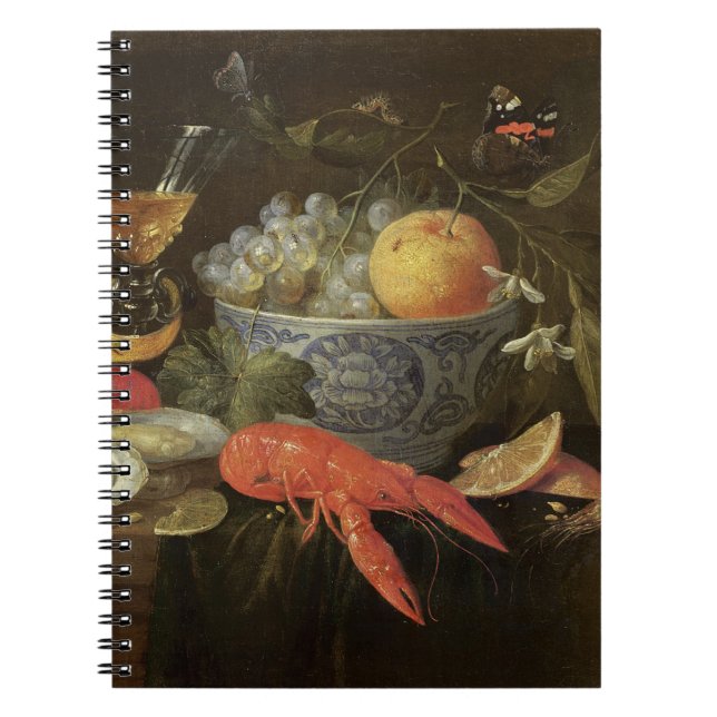 Cuaderno Todavía vida con la fruta y los crustáceos, 1653 (Frente)