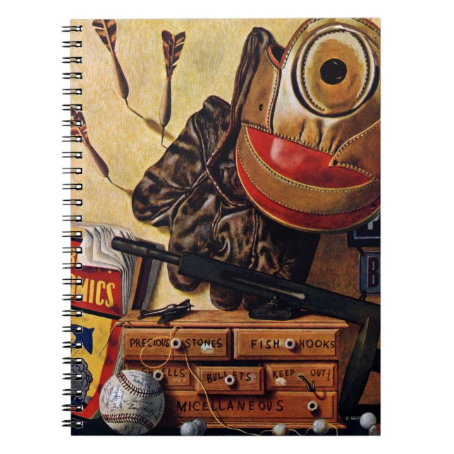 Cuaderno Todavía vida de los juguetes de los muchachos (Frente)