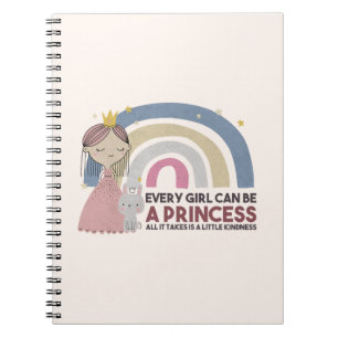 Cuaderno Todo Chica puede ser una princesa