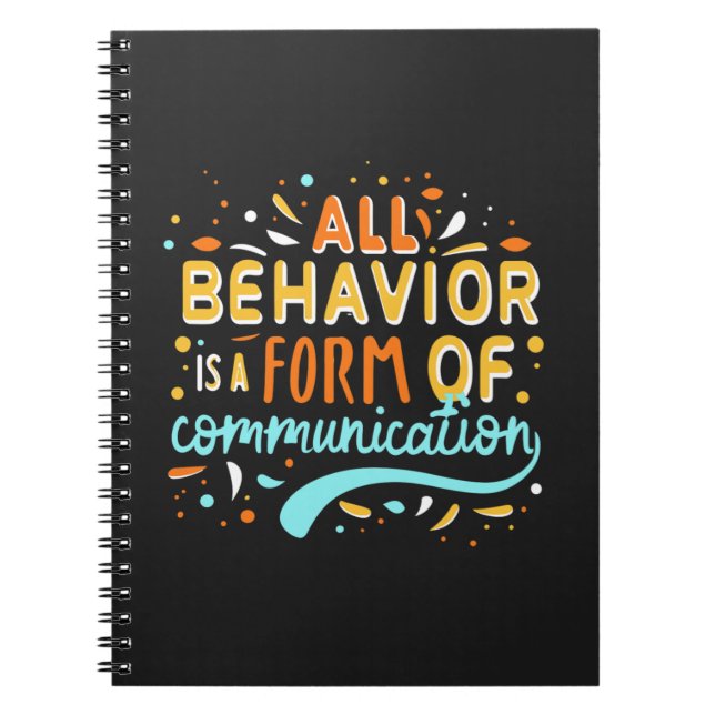 Cuaderno Todo Comportamiento Es Una Forma De Comunicación (Frente)