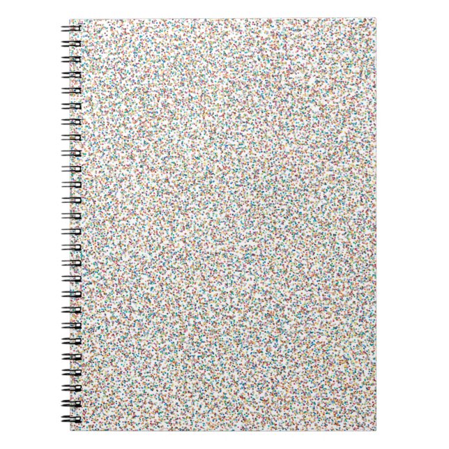 Cuaderno Todo el arcoíris de lunares coloridos (Frente)