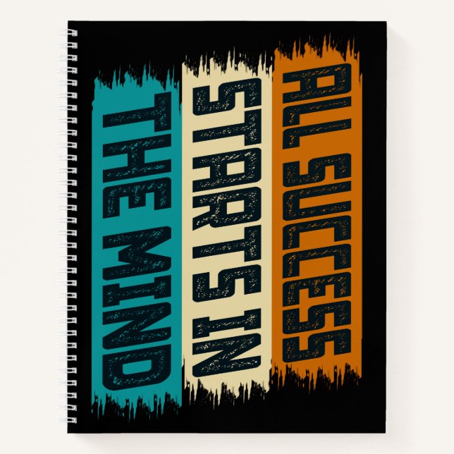 Cuaderno Todo El Éxito Empieza En La Mente (Anverso)