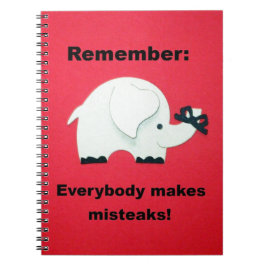 Cuaderno Todo el mundo comete errores.