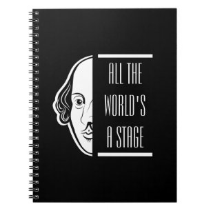 Cuaderno Todo el mundo en un escenario Shakespeare cita al