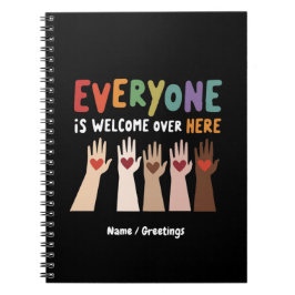 Cuaderno Todo El Mundo Es Bienvenida Aquí, Profesor Idaho.