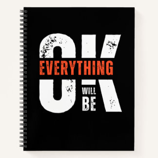 Cuaderno Todo estará bien, "cita motivacional"
