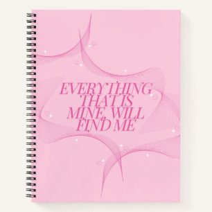 Cuaderno Todo lo que es mío, me encontrará Cita, Rosa