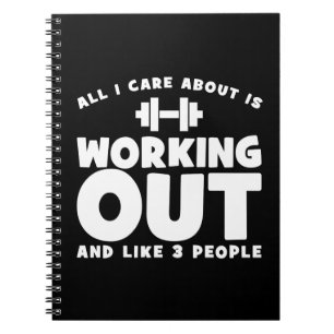 Cuaderno Todo Lo Que Me Importa Es Trabajar - Novedad Fitne