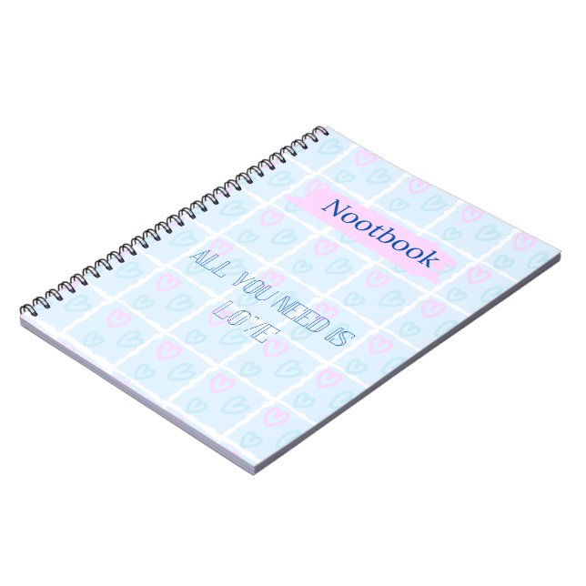 Cuaderno Todo lo que necesitas es amor (Lado Izquierdo)