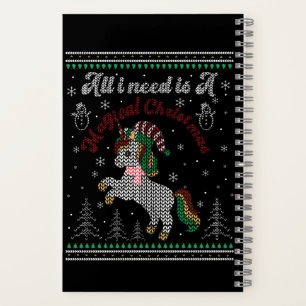 Cuaderno Todo Lo Que Necesito Son Navidades Magníficos, Uni