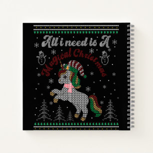 Cuaderno Todo Lo Que Necesito Son Navidades Magníficos, Uni