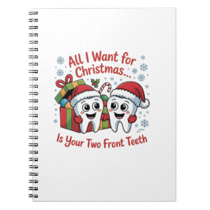 Cuaderno Todo lo que quiero para los Navidades son tus dos