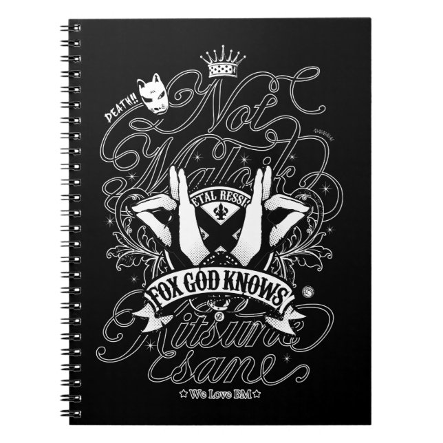 Cuaderno Todo mi amor a BM (ver del negro.) (Frente)