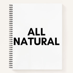 Cuaderno todo natural