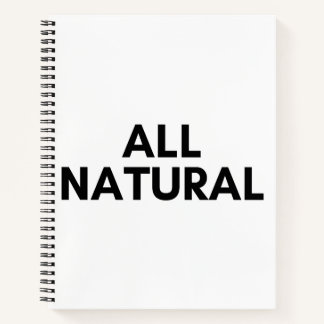 Cuaderno todo natural